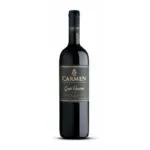 Botella de vino tinto Carmen Gran Reserva cosecha 2020 Cabernet Sauvignon Syrah chileno, disponible para comprar online en Club Terminal con envío a todo Chile.