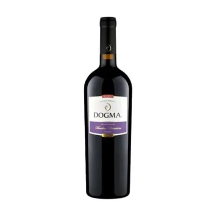 Botella de Vino Dogma Marselan & Carmenere Reserva Especial, tinto chileno del Valle del Maule.