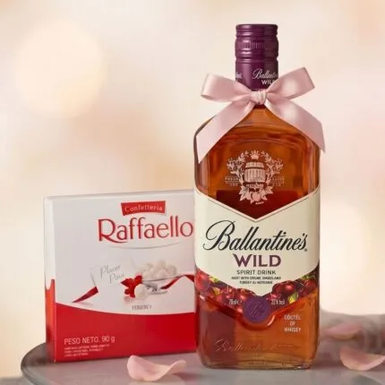 Pack Whisky Ballantines wild + Caja de bombones