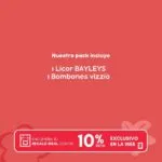 Pack Baileys + Chocolates Vizzio - Imagen 2