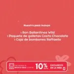 Pack Whisky Ballantines wild + Caja de bombones + Galletas Costa - Imagen 2