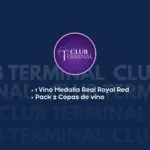 Pack 1 vino Medalla Real Royal Red + 2 Copas de vino - Imagen 2