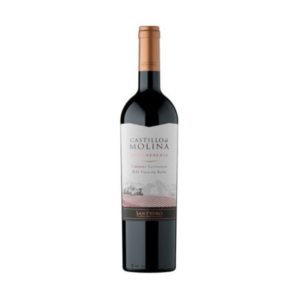 Vino tinto Castillo de Molina Gran Reserva Cabernet Sauvignon D.O. Valle del Rapel de Viña San Pedro.