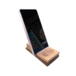 Porta celular madera reciclada - personalizable