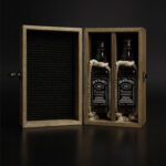 Set Jack Daniels Rústico en madera, Personalizable - Imagen 3