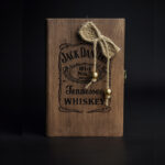 Set Jack Daniels Rústico en madera, Personalizable - Imagen 2