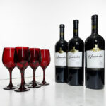 Pack 3 vinos Chamán Gran Reserva + Set de 6 copas rojas BESCO HIPER - Imagen 2