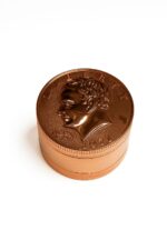 Moledor Metálico Cobre Estilo Moneda 3pzs.