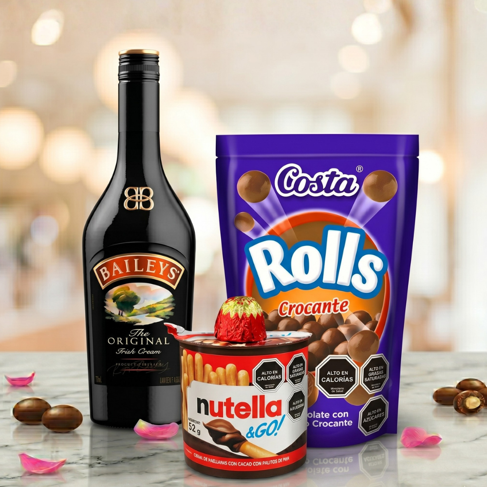 pack bayleys rolls 1 Pack Baileys + Rolls de costa + Nutella GO - Imagen 1